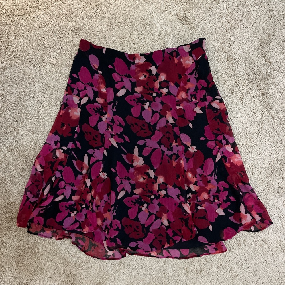 Pink Floral skirt